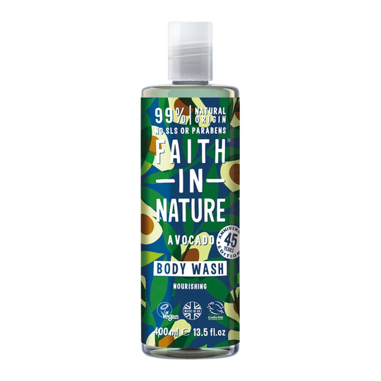 Faith in Nature Duschtvål Avokado, 400 ml