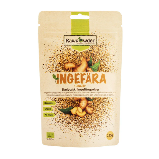 Rawpowder Ingefära, 125g pulver ekologisk