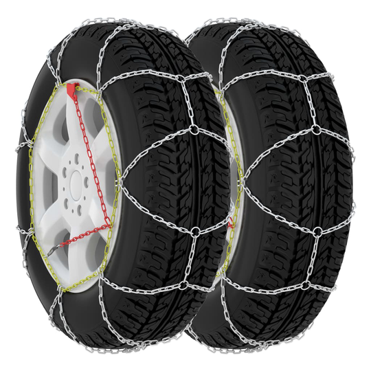 vidaXL Snökedjor till bil 2-pack 9 mm KN100