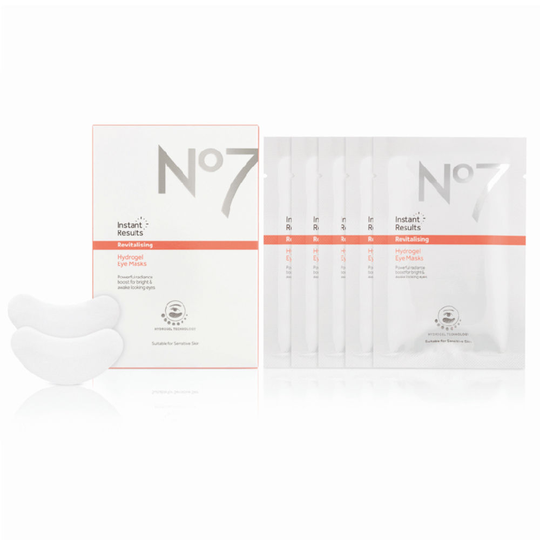 No7 Radiance+ Illuminating Hyd rogel Eye Masks 3g 5st