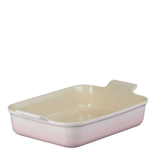 Le Creuset - Heritage Rektangulär Form 26x19 cm Shell Pink