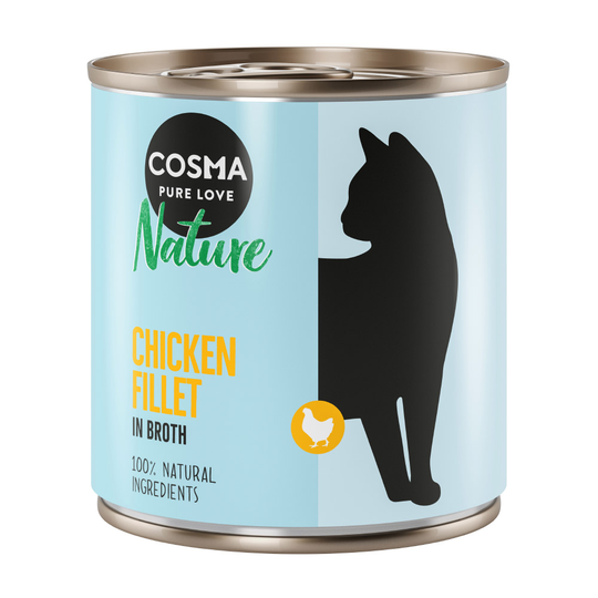 Ekonomipack: Cosma Nature 12 x 280 g Kyckling & tonfisk med ost