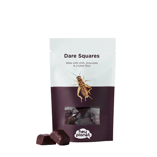 Hey planet Choklad DareSquares Chili & Syrsor, 45g