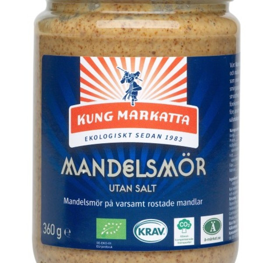 Kung Markatta Mandelsmör KRAV 360g