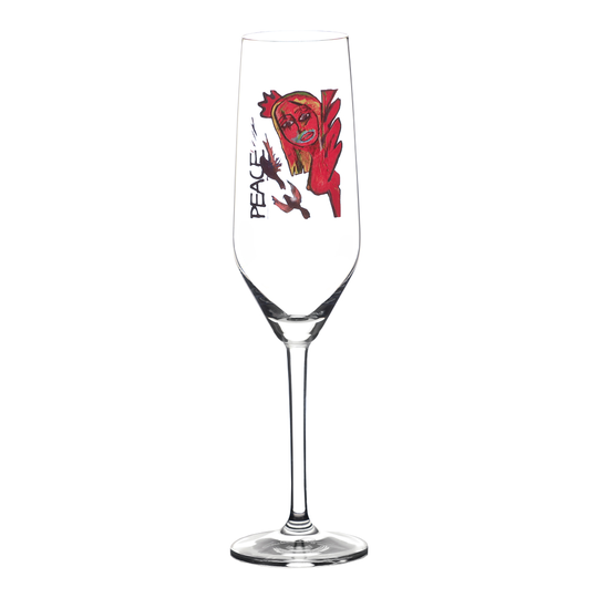Carolina Gynning - Champagneglas 30 cl Scream Peace