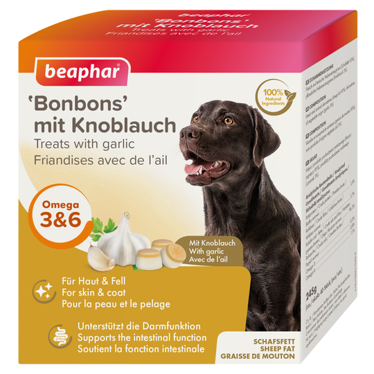 beaphar 'Bonbons' godis med vitlök - 245 g