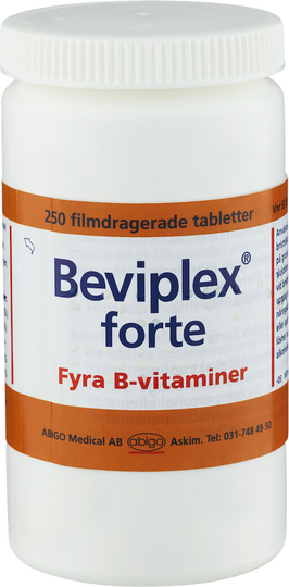 Beviplex® forte Filmdragerad tablett Burk, 250tabletter