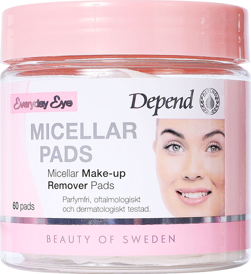 Depend Micellar Make-Up Remover Pads 60 st