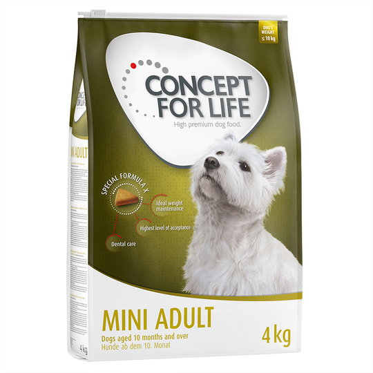 Concept for Life Mini Adult Ekonomipack: 2 x 4 kg