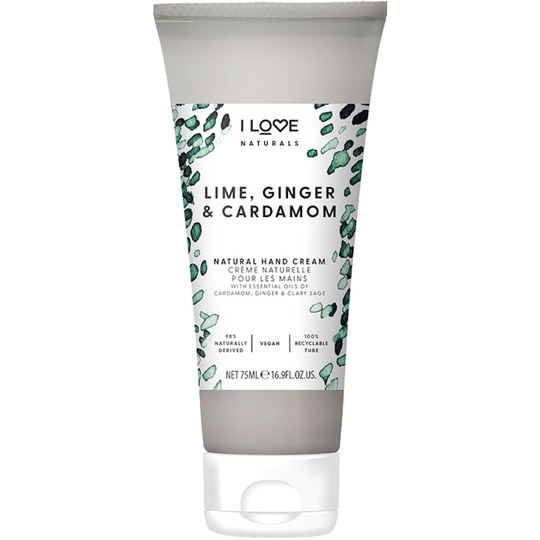 I Love Naturals Hand Lotion Lime, Ginger & Cardamon 75 ml
