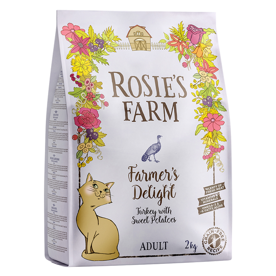 Rosie's Farm Adult Turkey with Sweet Potato - Ekonomipack: 3 x 2 kg