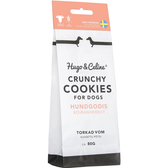 Hugo & Celine Hundgodis Crunchy Cookies 80 g