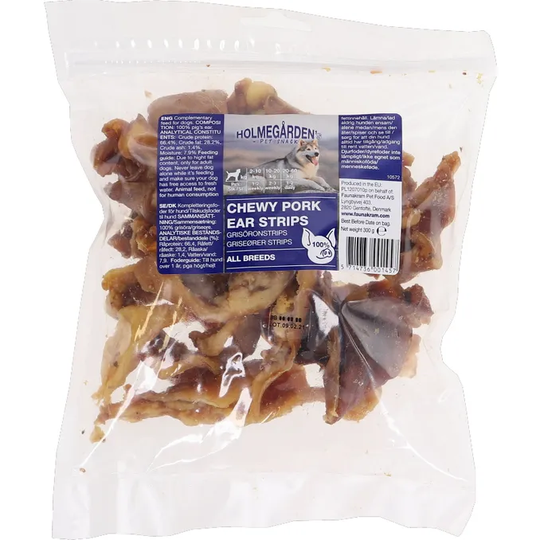 Holmegården Grisöron Hundsnacks