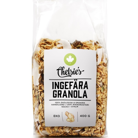 Chelsie's Organic Ingefära Granola 400 g