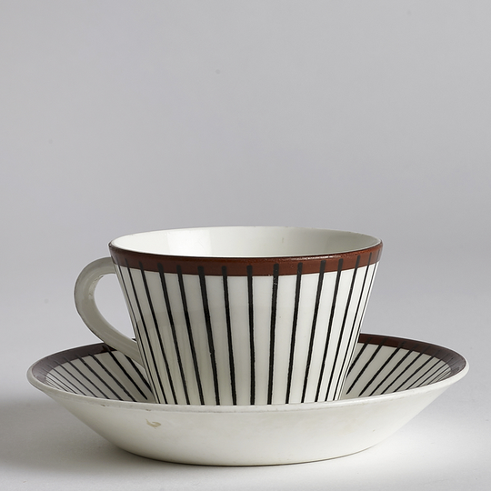 Gustavsberg - SÅLD Spisa Ribb Kaffekopp/Fat #2