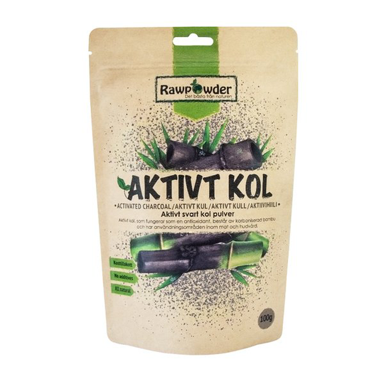 Rawpowder Aktivt Kol 100 g