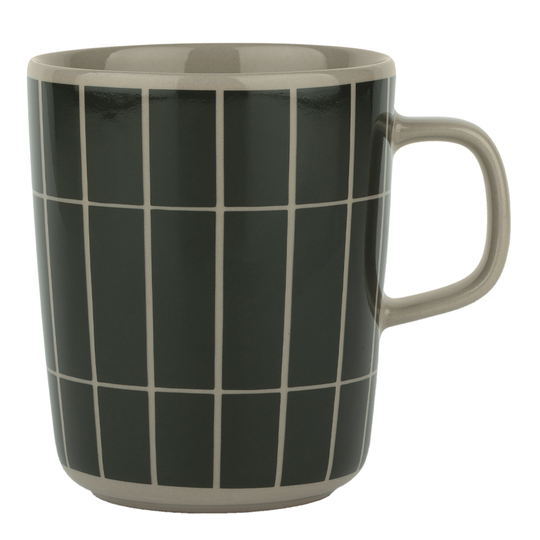 Marimekko - Tiiliskivi Mugg 25 cl Terra/Mörkgrön