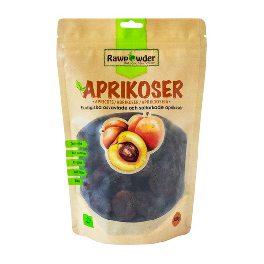 Rawpowder Aprikoser Osvavlade 500 g