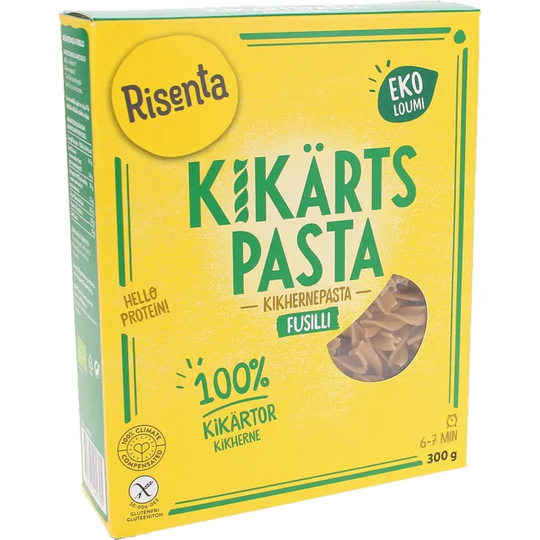 Risenta 2 x Kikärtspasta Fusilli Eko