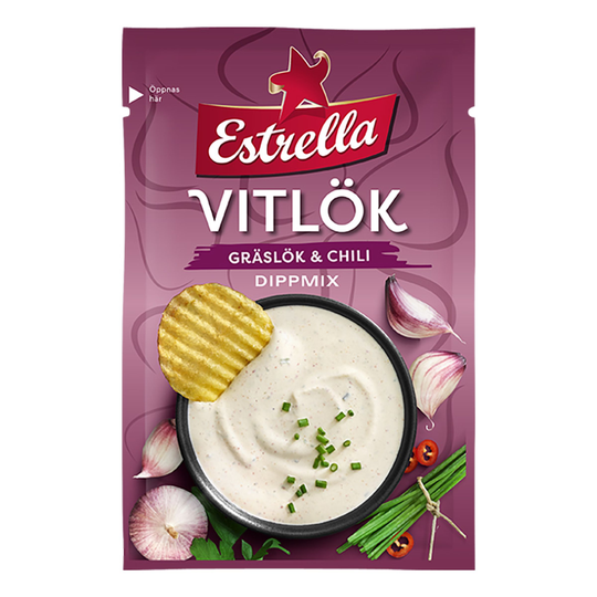 Estrella Dippmix Vitlök - 20 gram