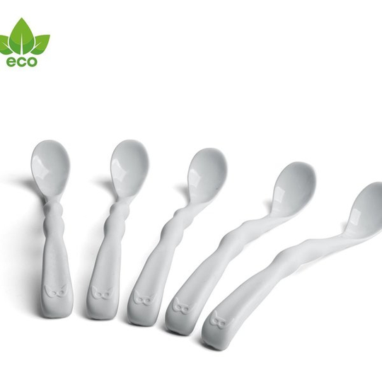 Herobility Eco Feeding Spoon Mist Gray 5-pack