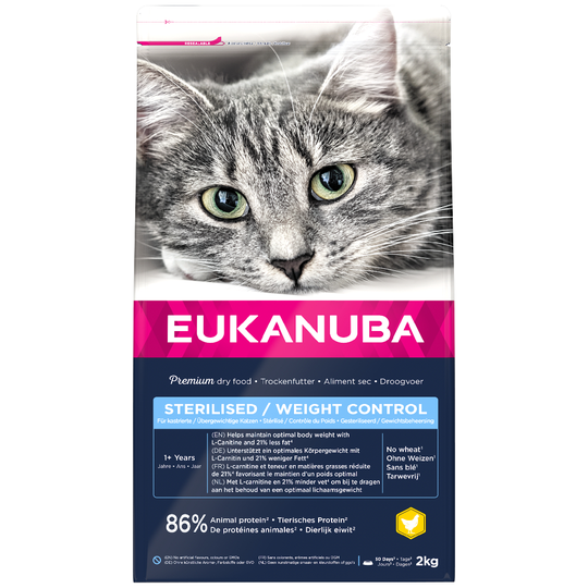 Eukanuba Sterilised / Weight Control Adult - Ekonomipack: 3 x 2 kg