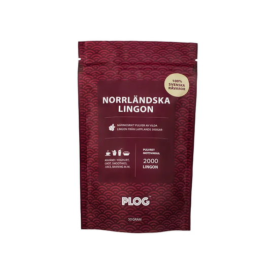 Plog Norrländska Lingon, 50g