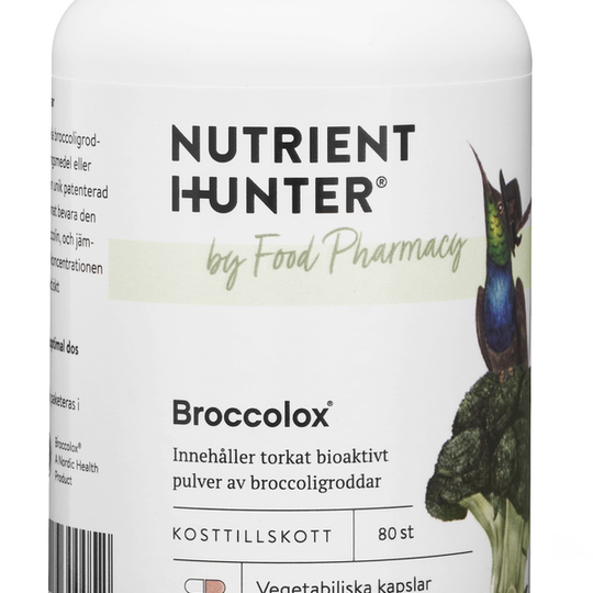 Nutrient Hunter by Food Pharmacy Broccolox 80 kapslar