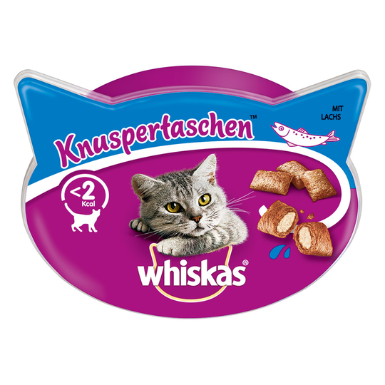 6 + 2 på köpet! 8 x Whiskas kattgodis - Temptations: Lax (8 x 60 g)
