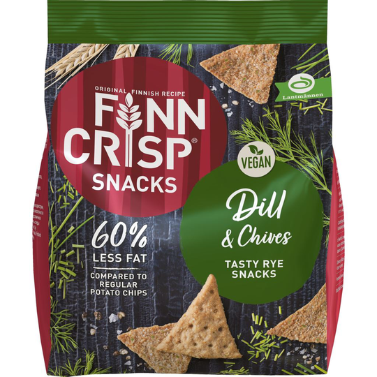 FINN CRISP Rye Snacks Dill & Chives 150 g