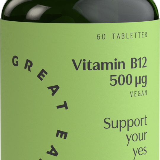 Great Earth B-12 Sublingual 500 mcg 60 tabletter
