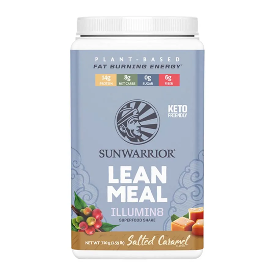 Sunwarrior Lean Meal Illumin8 Salt Karamell, 720 g
