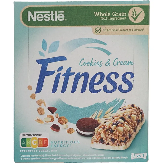 Nestlé 2 x Fitness Cookies&Cream Bar
