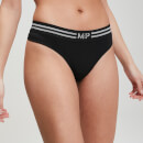 MP Seamless Thong för kvinnor - Svart - XXS