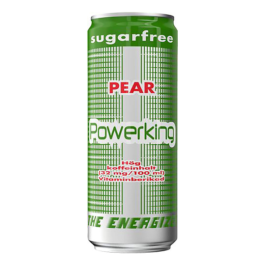 Powerking Sockerfri Päron Energidryck - 1-pack
