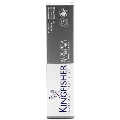 Kingfisher Natural Toothpaste Aloe Vera Tea Tree Mint, 100ml