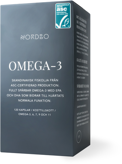 Nordbo Omega-3 ASC 120 kapslar