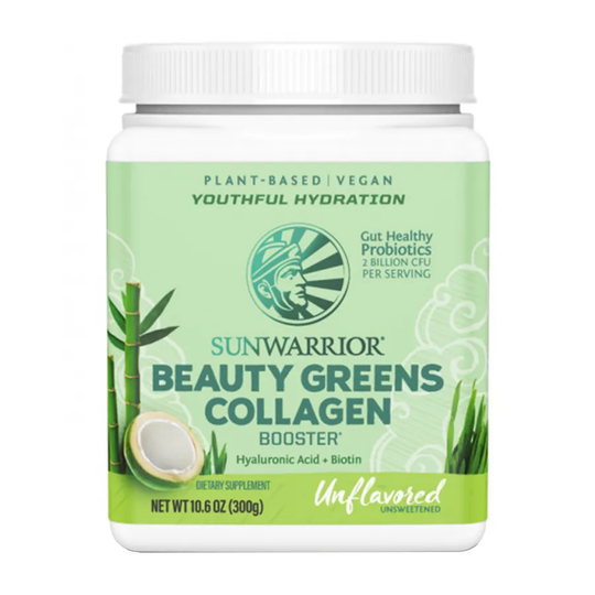 Sunwarrior Beauty Greens Collagen Booster Naturell, 300g
