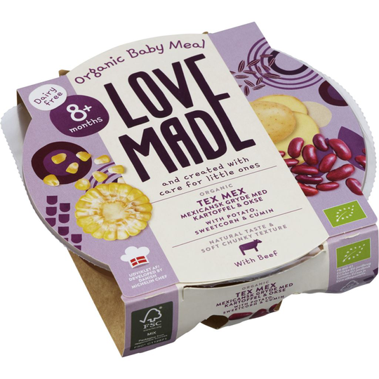 LoveMade Tex Mex Gryta Potatis & Biff 185 g