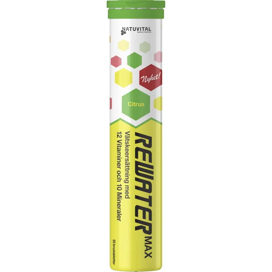 Rewater 3 x Vätskeersättning MAX Citrus