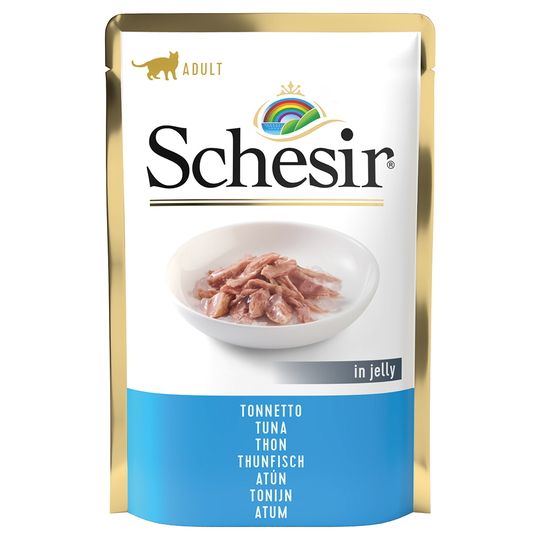Ekonomipack: Schesir Jelly Pouch 24 x 85 g Tonfisk