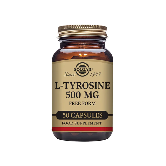 Solgar L-Tyrosine 500mg, 50 vegikapslar