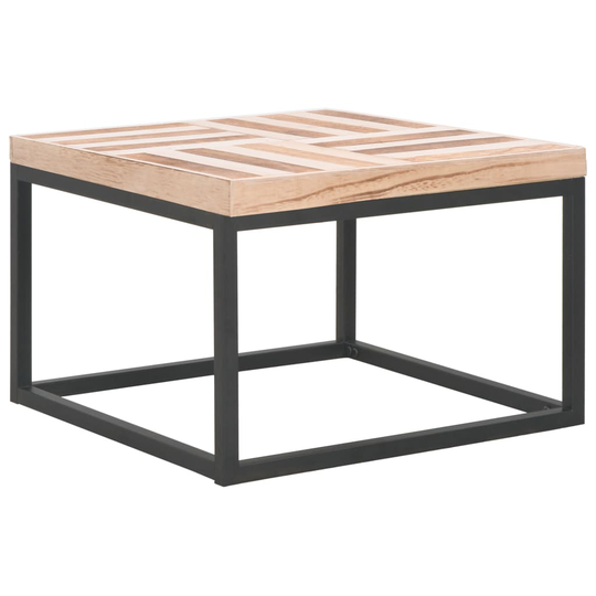 vidaXL Soffbord 50x50x33,5 cm massivt trä