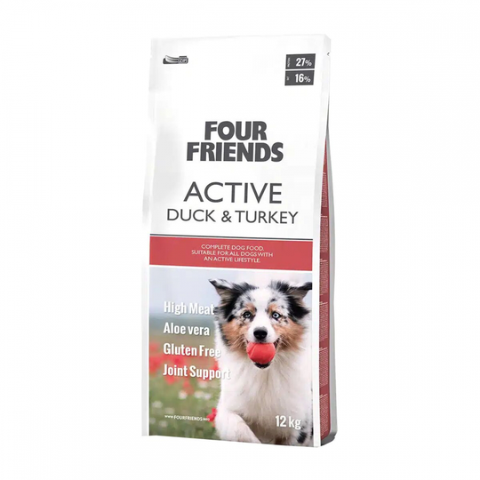 FourFriends Active Duck & Turkey (f.d. Sensi Dog High Calorie) (12 kg)