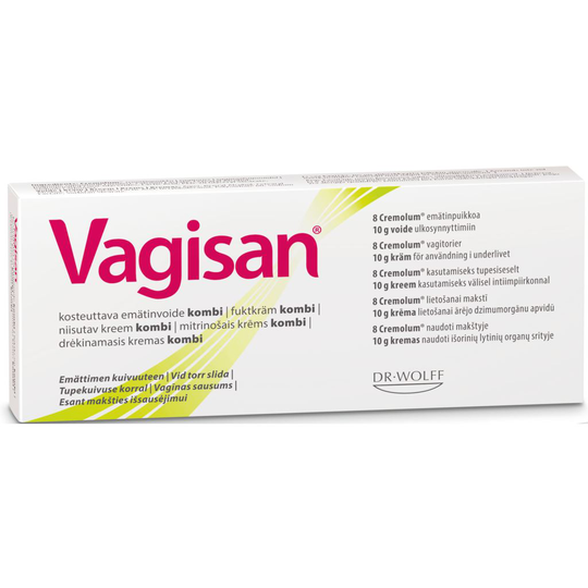 Vagisan Fuktkräm kombi vaginal 8 st