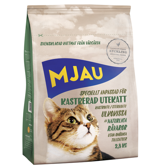 Mjau Kastrerad utekatt 2,8kg
