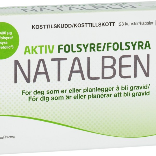 Natalben Aktiv Folsyra 28 kapslar