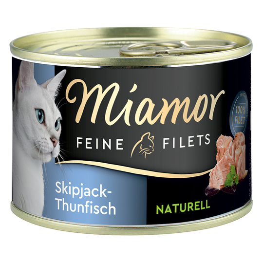 Ekonomipack: Miamor Fine Filets Naturelle 24 x 156 g - Skipjack-tonfisk