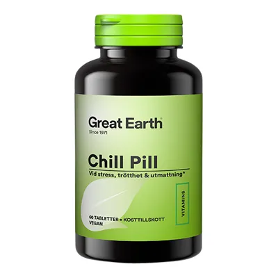 Great Earth Chill Pill, 60 tabletter