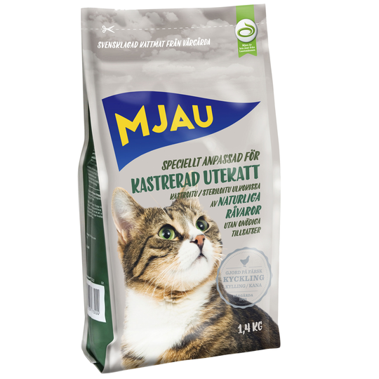 Mjau Kastrerad utekatt 1,4kg